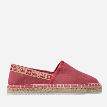 Damskie espadryle Big Star JJ274880 37 Ciemnoróżowe (5900714495855)