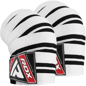 Бінті на коліна RDX K1 GYM Knee Wraps White/Black Plus