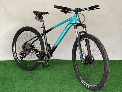 Велосипед горный МТВ Oskar Veva 27,5" черно-голубой