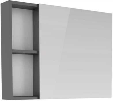 Зеркальный шкаф RJ Atlas 80x60 RJFU005-09GR серый