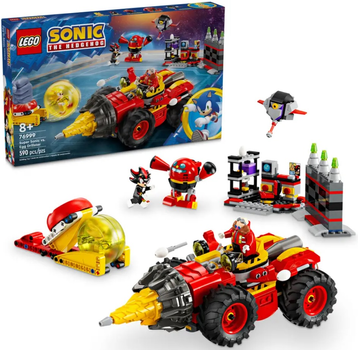 Zestaw klocków Lego Sonic the Hedgehog Super Sonic kontra Egg Drillster 590 elementów (76999)