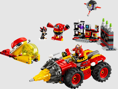 Zestaw klocków Lego Sonic the Hedgehog Super Sonic kontra Egg Drillster 590 elementów (76999)