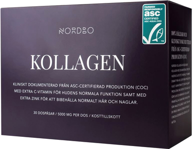 Дієтична добавка Collagen ASC Nordbo 30 шт (7350076867117)
