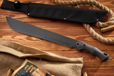Нож мачете Тактический Black Machete Лезвие 37см! Толстый клинок Удобная рукоять Качественная сталь
