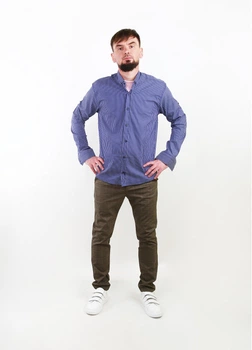 Рубашка мужская MTP XXL Синий (CIL-PY1846-Blue)