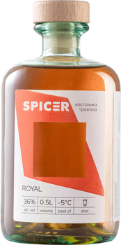 Настойка Spicer Аква Вита 0.5 л 36% (4820278920505)