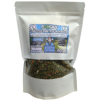 Чай травяной для мужчин 100г + 15 фильтр мешочков Карпатский натуральный Лесосад