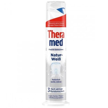 Зубна паста Theramed Natur-Weis Відбілююча з дозатором 100 мл