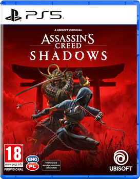 Gra PS5 Assassin’s Creed Shadows - Standard Edition (płyta Blu-ray) (3307216292630)