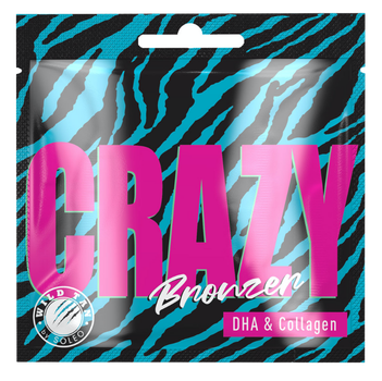 Крем для загара Soleo WILD TAN Crazy Bronzer с антивозрастным эффектом и бронзаторами DHA, 15 мл