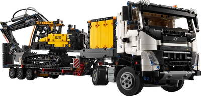 Zestaw klocków Lego Technic Ciężarówka Volvo FMX i koparka EC230 Electric 2274 elementy (42175)