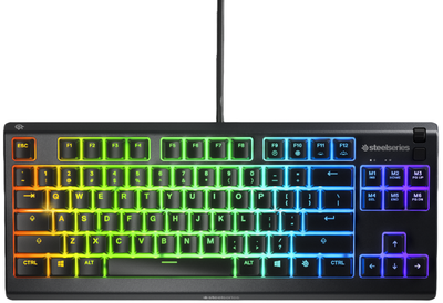 Клавіатура SteelSeries Apex 3 TKL USB Чорна УКР (Apex 3 TKLBK) 242678