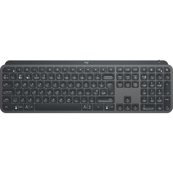 Клавіатура бездротова Logitech MX Keys Advanced for Business Wireless Illuminated UA Graphite (920-010251)