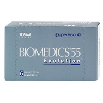 Контактні лінзи Cooper Vision Biomedics 55 Evolution BC=8.6 DIA=14.2 PWR=-0.75 1 лінза