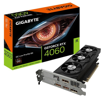 Відеокарта Gigabyte GeForce RTX 4060 OC Low Profile 8G (GV-N4060OC-8GL)