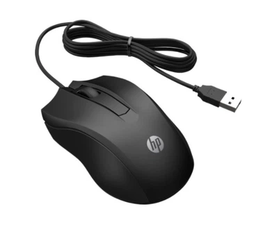 Мышь HP 100 USB Black (6VY96AA)
