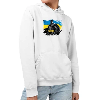 Худі жіноче JHK "Бетмен захисник України" M Білий (MD-21-8746-19-11)