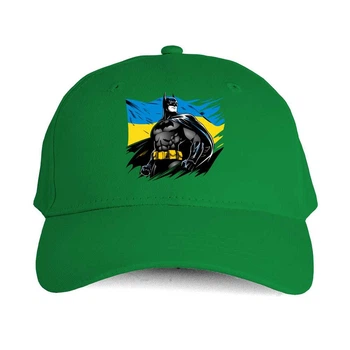 Кепка MALFINI "Бетмен захисник України" U Зелений (MD-31-8756-38-16)