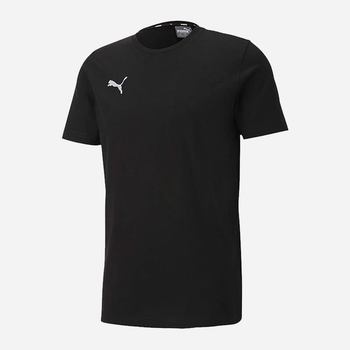 T-shirt chłopięcy sportowy Puma teamGOAL 23 65670903 128 cm Czarny (4062451187255)