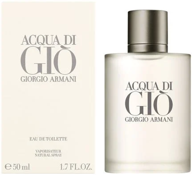 Woda toaletowa męska Giorgio Armani Acqua Di Gio 50 ml (3360372058861)