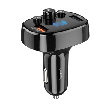 Модулятор XO BCC03 car charger 18W QC 3.0 Мятая упаковка Цвет Черный