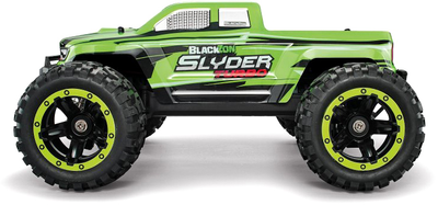 Samochód zdalnie sterowany BlackZon Slyder MT Turbo Czarno-zielony (5700135402018)