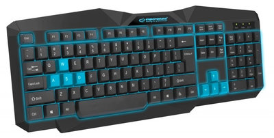 Клавіатура Esperanza EGK201 Blue USB LED