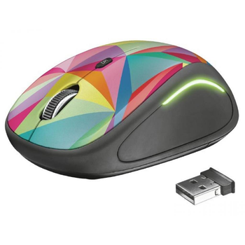 Мышь беспроводная Trust Yvi FX Wireless Mouse - geometrics (22337)