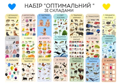Учебные постеры ламинированные А4 Набор Оптимальный разделение слов на слоги
