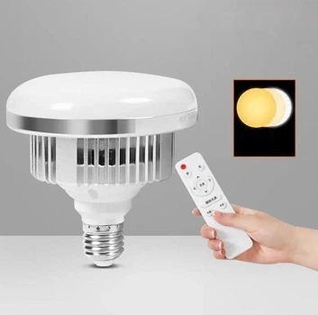 Светодиодная LED лампа Е27 355 W, 5500K, светильник с пультом ДУ, лампа для софтбокса 3 цвета