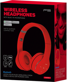 Słuchawki bezprzewodowe Freestyle FH0915 Red (FH0915R)