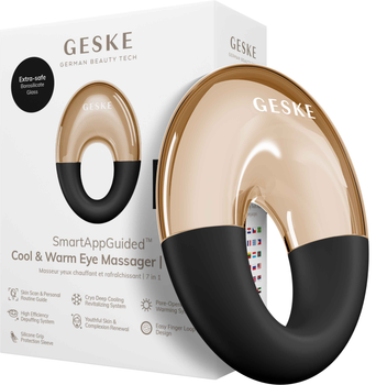 Массажер для глаз GESKE Cool & Warm Eye Massager 7 в 1 серый
