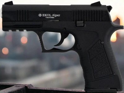 Стартовый шумовой пистолет Ekol Alper Black (9 mm)