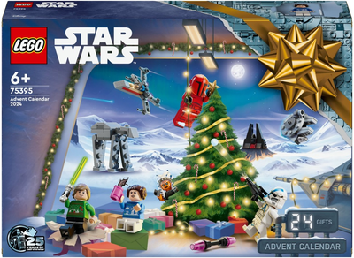 Zestaw klocków Lego Star Wars Kalendarz adwentowy na 2024 rok 368 elementów (75395)