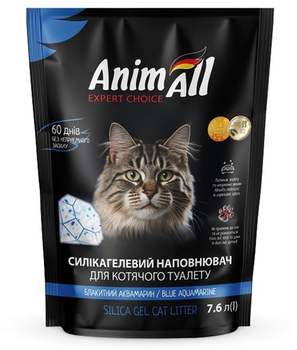 Наповнювач AnimAll Блакитний Аквамарин силікагель 7.6 л (2000981045395)/(4820224501772)