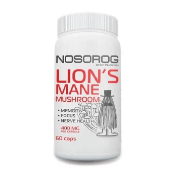 Їжовик гребінчастий NOSOROG Lion's Mane Mushroom 500 mg 60 капсул