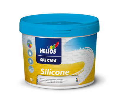 Фасадна фарба силіконова Helios SPEKTRA Silicone база В1 2 л