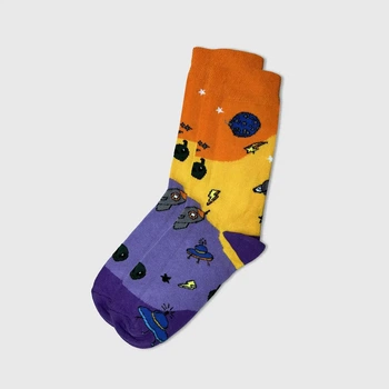Носки демисезонные Unisex Neseli Daily высокие, Планеты 37-44р.