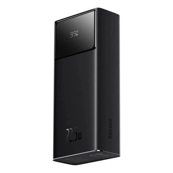 Портативный павербанк Baseus Power Bank Star-Lord 20000 mAh 22,5W с кабелем Type-C в комплекте Черный