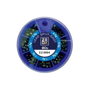 Набор грузил ZEOX Lead Split-Shot 80г