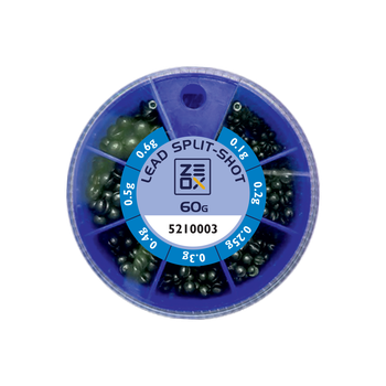 Набір грузил ZEOX Lead Split-Shot 60г