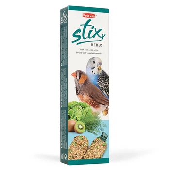 Ласощі для птахів Padovan Stix Herbs Cocorite/Esotici 80 гр