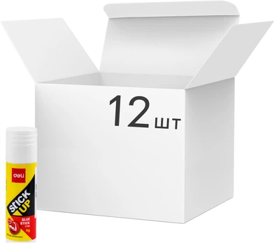 Упаковка клея-карандаша Deli 7101E PVA 9 г х 12 шт (1000000870565)