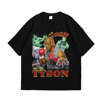 Футболка с принтом Iron Mike Tyson M Черный Ф СП010-Ч M