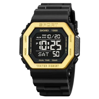 Годинник наручний 1988GD SKMEI з підсвічуванням, GOLD