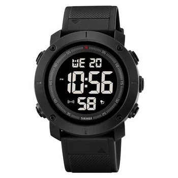 Часы наручные 2122BKBK SKMEI с подсветкой, BLACK-BLACK