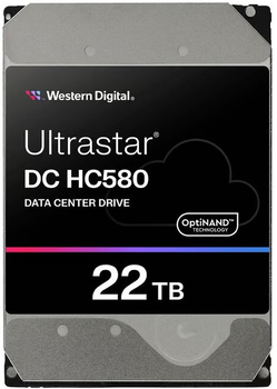 Dysk twardy Western Digital Ultrastar DC HC580 WUH722422ALE6L4 22 TB, 3.5", SATA III (0F62785)