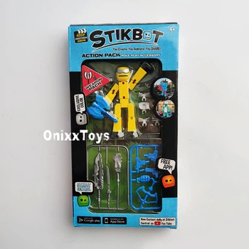Фигурка стикбот с оружием Stikbot для анимационного творчества для съёмки видео Оружие для стикбот (SNO5506)