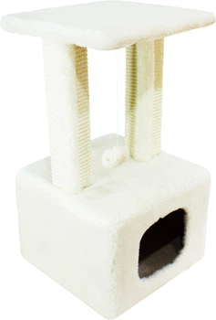 Дом Lucky Pet Грот Люкс 33x33x64 см Белый (4820276194274)