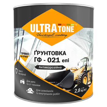 Ґрунтовка антикорозійна ULTRAtone ГФ-021 ЕПІ червоно-коричнева 0.9 кг